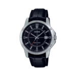 CASIO MTP-V004L-1C ORIGINAL MEN'S ANALOG LEATHER WATCH
