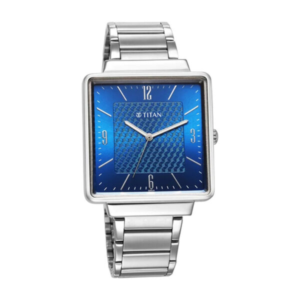 TITAN 10005SM01 KARISHMA GENTS SQUARE DIAL WATCH