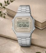 CASIO A168WA-8A CREAM DIAL