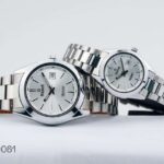 SVESTON-10061 SILVER COUPLE WATCH