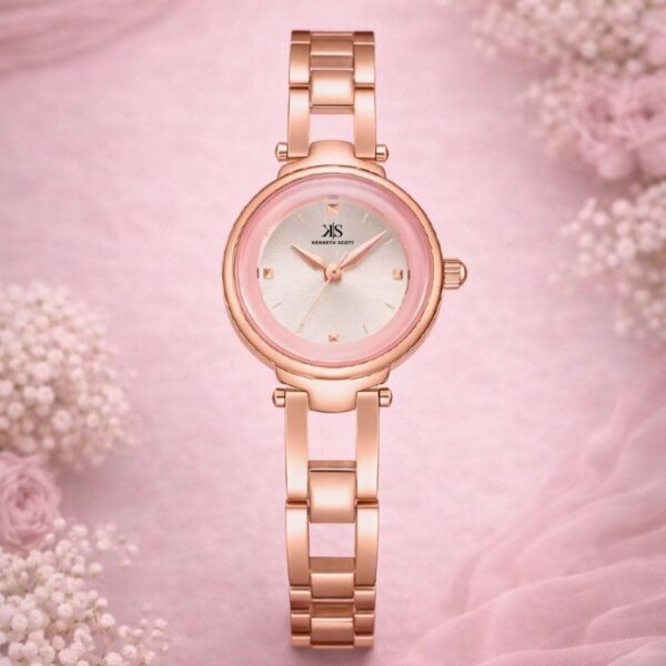 KENNETH SCOTT 23516 ROSE GOLD DIAL