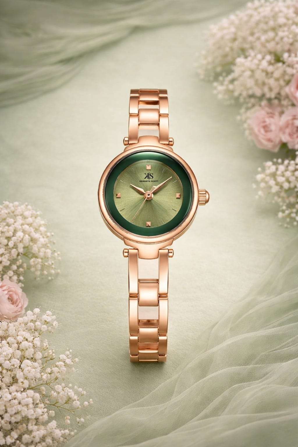 WhatsApp-Image-2026-03-08-at-12.53.49-PM.jpeg KENNETH SCOTT 23516 GREEN DIAL - Image 1