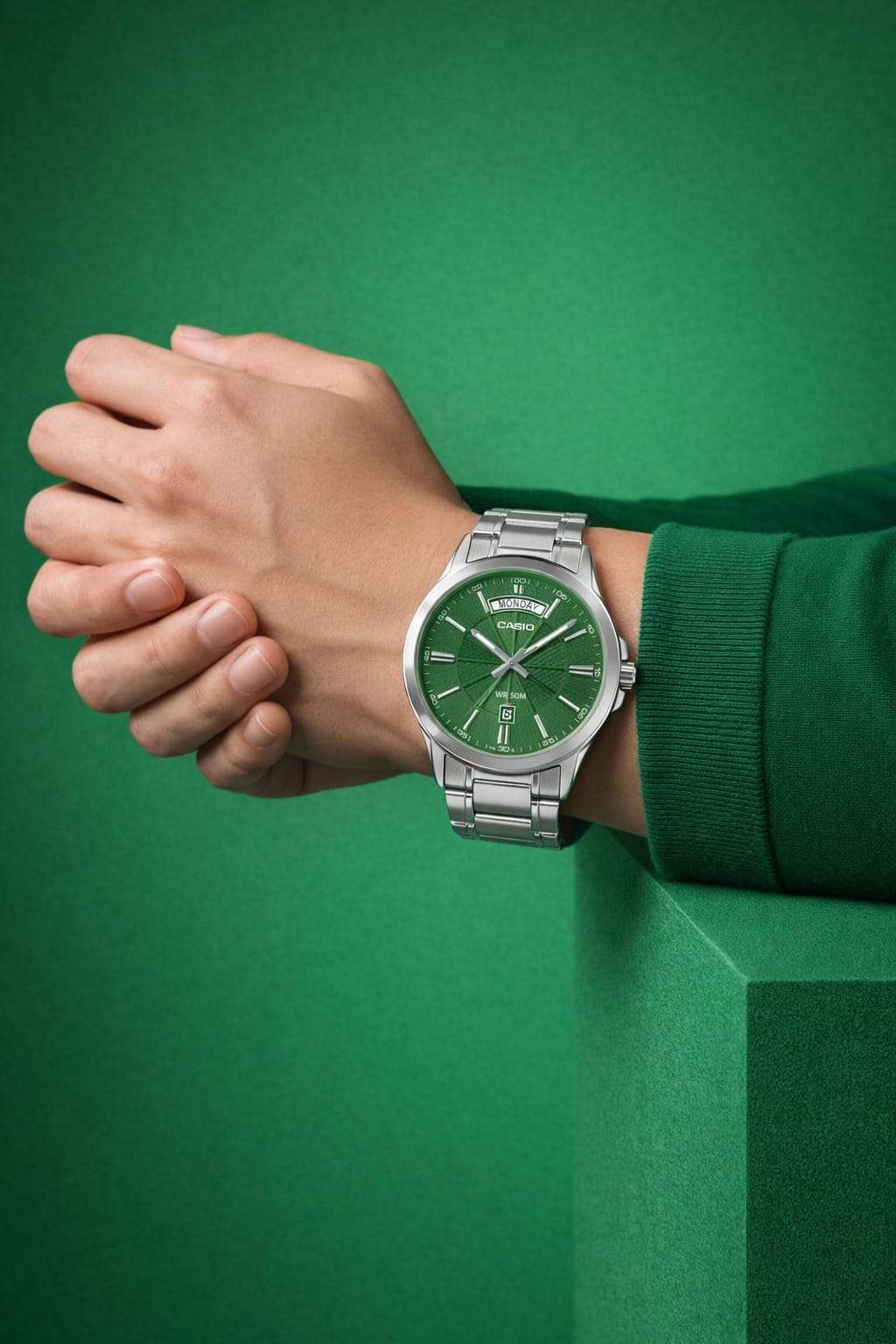 WhatsApp-Image-2026-04-01-at-3.40.13-PM.jpeg CASIO MTP1381D-3A GREEN DIAL - Image 1