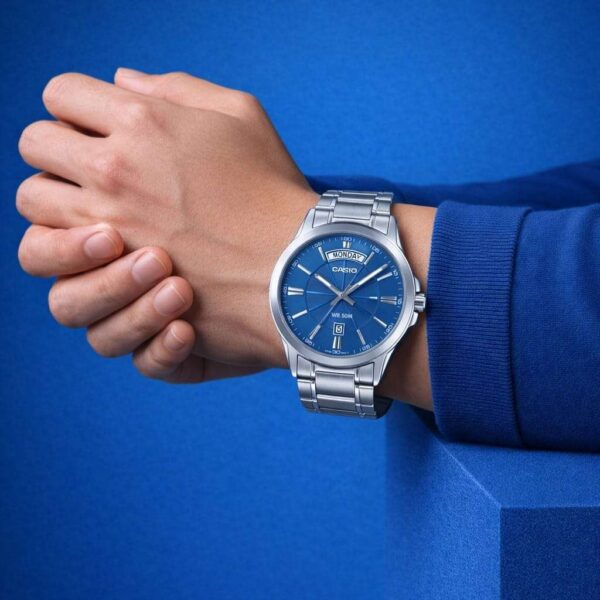 CASIO MTP1381D-2A BLUE DIAL