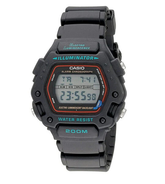 CASIO DW290-1V Digital Sports Watch – Black