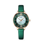 Curren 9080 Fashion Leather Women's Analog Watch