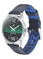 Fastrack Blue Analog Leather Strap Watch - 3184SL04 - Image 2