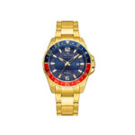 Kenneth Scott K22041-GBGN Men's Analog Blue Dial Watch