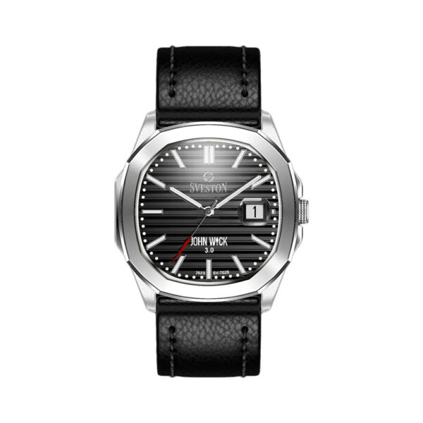 SVESTON SV7028 JOHN WICK 3.0 MEN'S ANALOG LEATHER WATCH