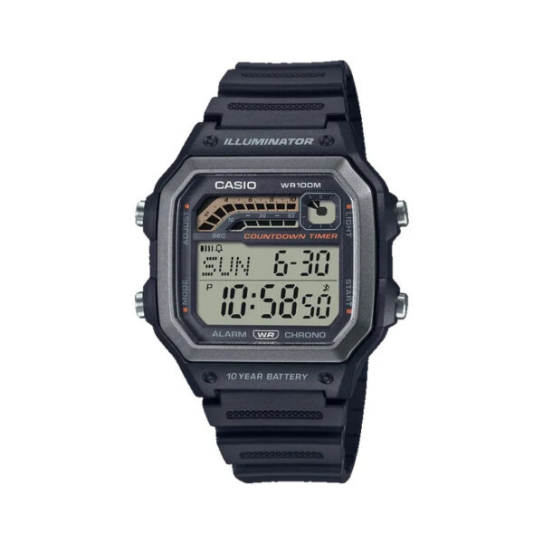 CASIO WS-1600H-1A ILLUMINATOR DIGITAL WATCH